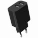 Gembird Зарядний пристрій Gembird 2xUSB 12W black (TA-UC-2A12-01-BK)