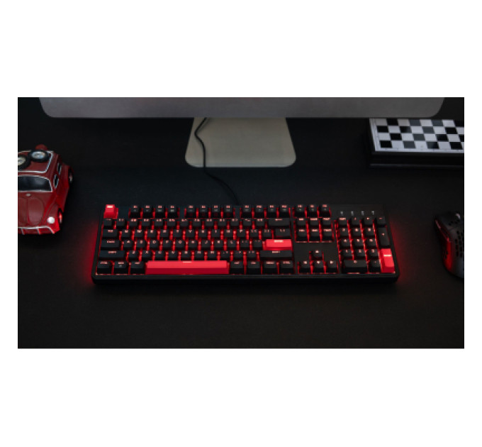Lemokey Клавіатура Lemokey Keychron X3 Red RGB USB Black (X3-H1-UA)
