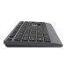 REAL-EL Клавіатура REAL-EL RK-715W Wireless/Bluetooth Black/Gray (EL123100051)