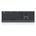 REAL-EL Клавіатура REAL-EL RK-715W Wireless/Bluetooth Black/Gray (EL123100051)