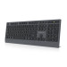 REAL-EL Клавіатура REAL-EL RK-715W Wireless/Bluetooth Black/Gray (EL123100051)