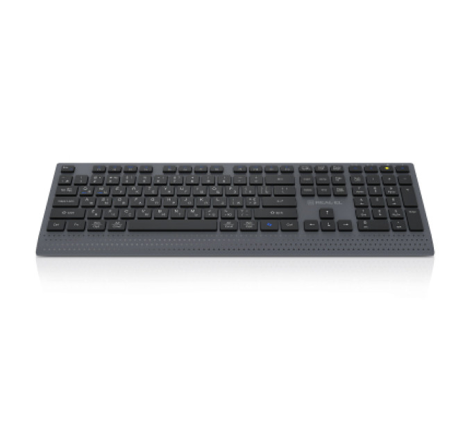 REAL-EL Клавіатура REAL-EL RK-715W Wireless/Bluetooth Black/Gray (EL123100051)
