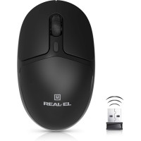 Мишка REAL-EL RM-335W Wireless Black (EL123200055)