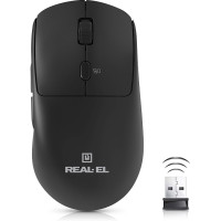 Мишка REAL-EL RM-355W Wireless Black (EL123200054)