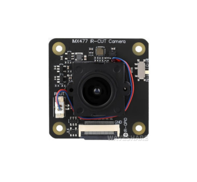 Waveshare Камера FPV Waveshare IMX477 IR-CUT 12.3MP Camera (A) Applicable for Raspberry Pi (29574)