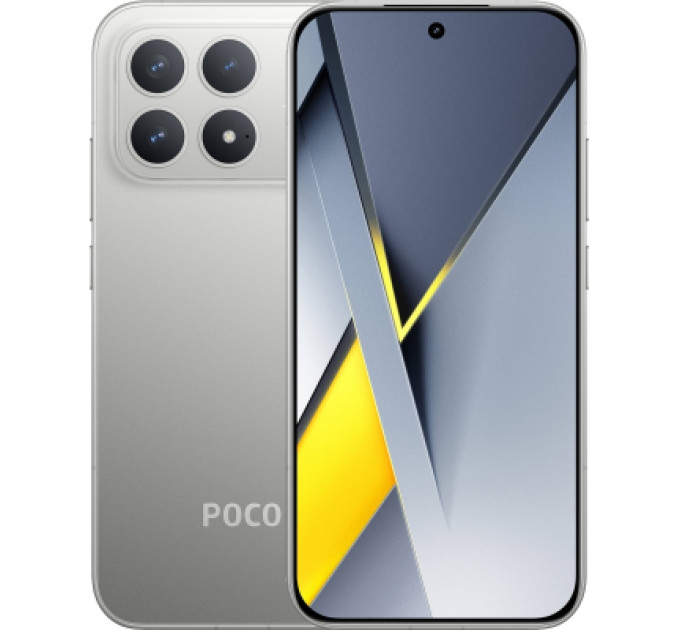 Xiaomi Мобільний телефон Xiaomi Poco F8 Pro 12/512GB Titanium Silver (1179966)
