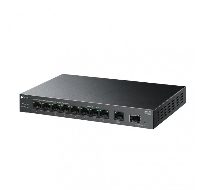 10-портовий гігабітний комутатор, LS1210GP TP-LINK