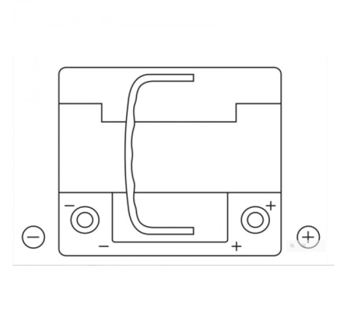 Акумулятор автомобільний EXIDE AGM 50Ah (EK500)