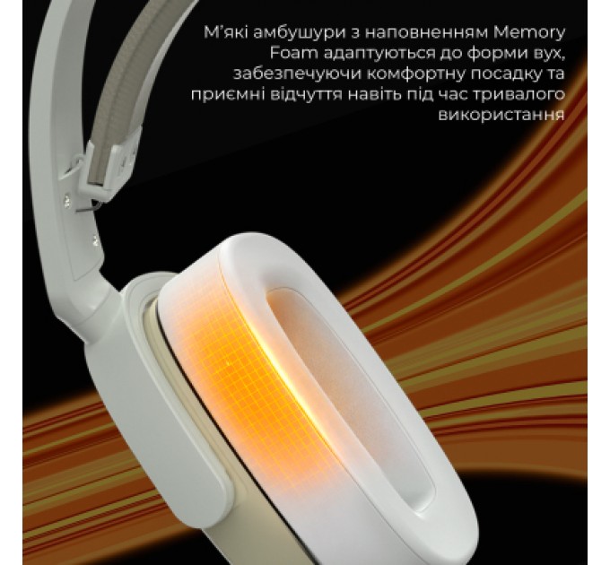 Навушники Ajazz AHM09 MAX 3-Mode Gray/White (AHM09-MAX-GW)