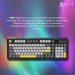 Клавіатура Ajazz AK980 V2 Gift Switch V2 Wireless/Bluetooth/USB UA Black/Grey/Yellow (AK980-V2-G-BGY)