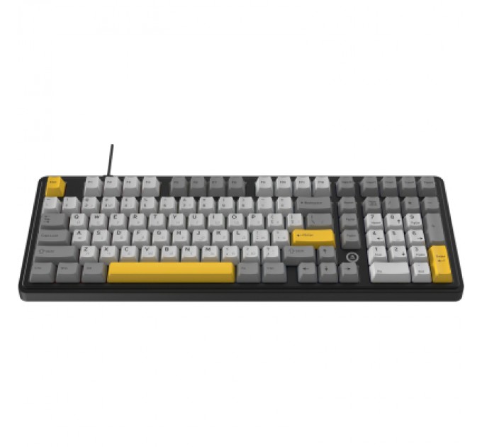 Клавіатура Ajazz AK980 MAX Magnetic Switch USB UA Black/Grey/Yellow (AK980-MAX-M-BGY)