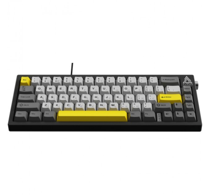 Клавіатура Ajazz AK650 Moon Yellow Switch USB UA Black/Grey/Yellow (AK650-MY-GWY)