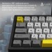 Клавіатура Ajazz AK650 Moon Yellow Switch USB UA Black/Grey/Yellow (AK650-MY-GWY)