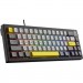 Клавіатура Ajazz AK650 Moon Yellow Switch USB UA Black/Grey/Yellow (AK650-MY-GWY)