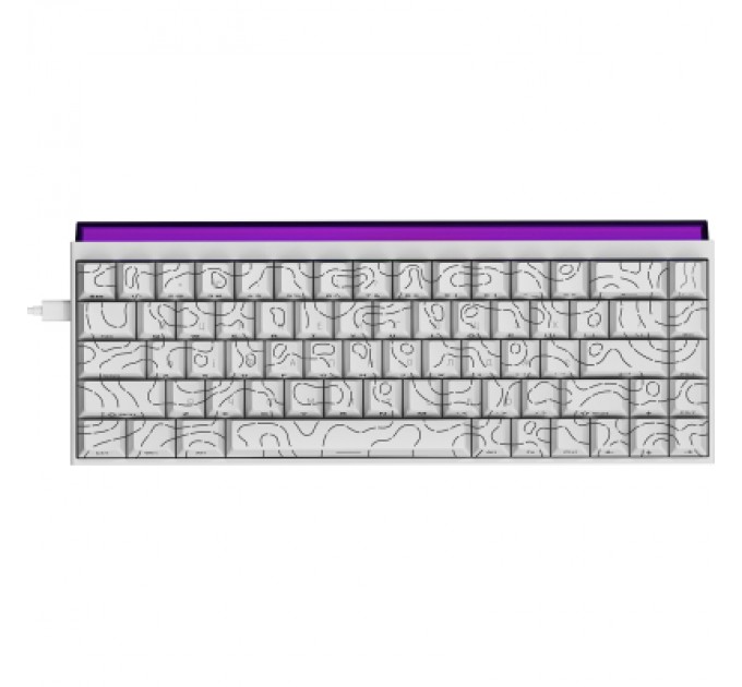 Клавіатура Ajazz NK68 Red Switch USB UA White (NK68-R-S-W)