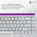 Клавіатура Ajazz NK68 Red Switch USB UA White (NK68-R-S-W)