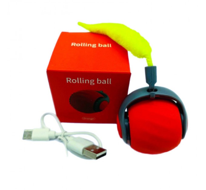 Іграшка для котів Me&Pet Інтерактивний м'яч червоний (NMP20-2)