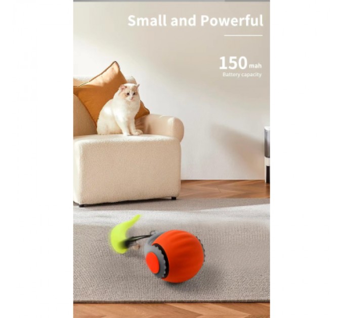 Іграшка для котів Me&Pet Інтерактивний м'яч червоний (NMP20-2)