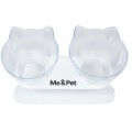 Посуд для котів Me&Pet Миски з підставкою прозорі (NMP060)