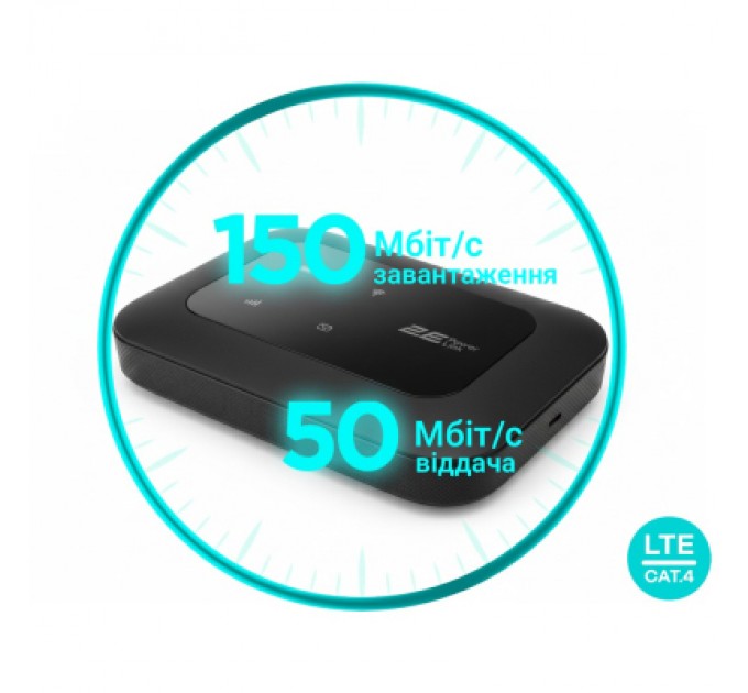 Мобільний Wi-Fi роутер 2E PowerLink MiFi-2 2025 (794300866717)