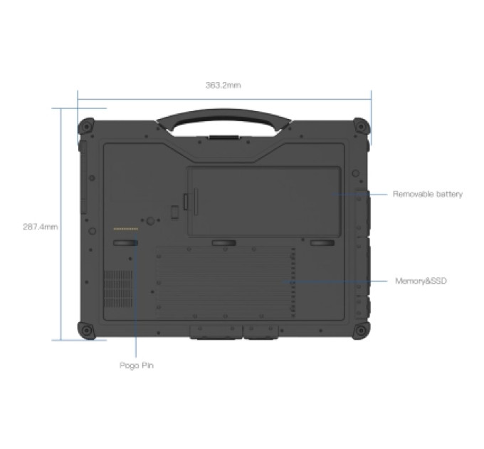 Vinga Ноутбук Vinga Scout X14A (X14A-1235161024B)