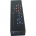 Dynamode Концентратор Dynamode 4*USB3.0 data ports + 3*2.4А charge with Power Adaptor metal (DM-UH-P407)
