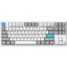 GamePro Клавіатура GamePro Asgard Ragnar Wireless/Bluetooth/USB UA White (MK285WH)