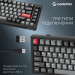 GamePro Клавіатура GamePro Asgard Yord Wireless/Bluetooth/USB UA Black (MK266BK)