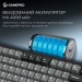 GamePro Клавіатура GamePro Asgard Yord Wireless/Bluetooth/USB UA Black (MK266BK)