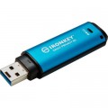 Kingston USB флеш накопичувач Kingston 64GB IronKey Vault Privacy 50 Blue USB 3.2 (IKVP50/64GB)