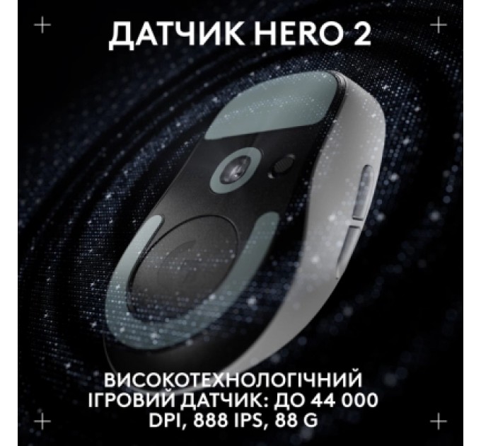 Мишка Logitech G Pro X Superlight 2 Dex Wireless White (910-007365)