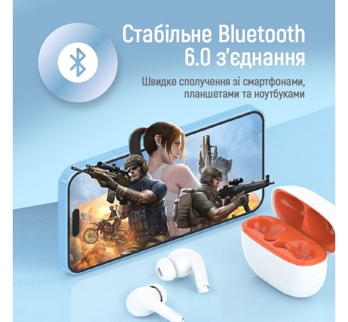 Bluetooth-гарнітура СolorWay Slim TWS-5 Earbuds White (CW-TWS5WT)
