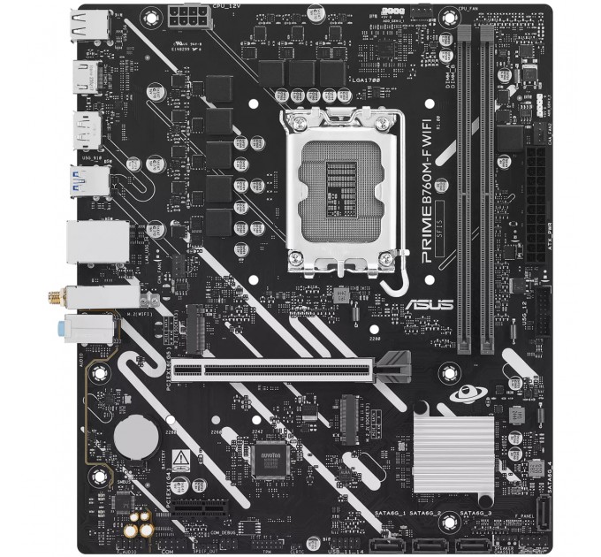 Материнська плата Asus Prime B760M-F WiFi Socket 1700