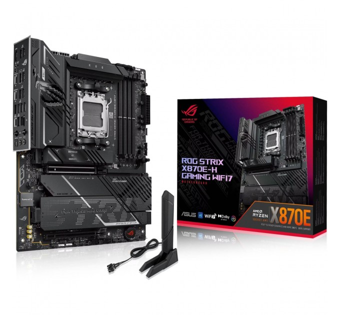 Материнська плата Asus ROG Strix X870E-H Gaming WiFi7 Socket AM5