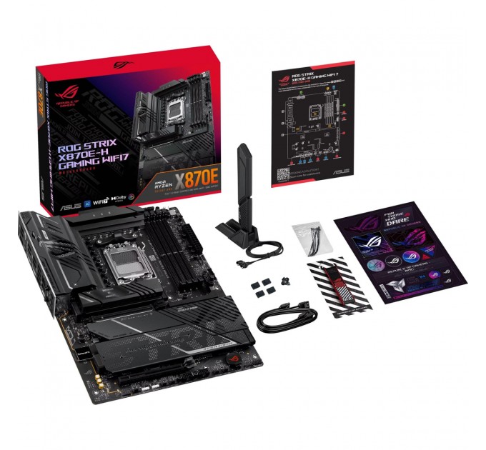 Материнська плата Asus ROG Strix X870E-H Gaming WiFi7 Socket AM5