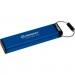 Kingston USB флеш накопичувач Kingston 32GB IronKey Keypad 200 AES-256 Encrypted Blue USB 3.2 (IKKP200/32GB)