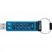 Kingston USB флеш накопичувач Kingston 64GB IronKey Keypad 200 AES-256 Encrypted Blue USB 3.2 (IKKP200/64GB)