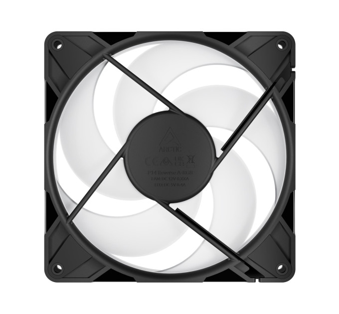 Arctic Корпусний вентилятор 140MM P14 PRO REVERSE A-RGB ACFAN00323A ARCTIC