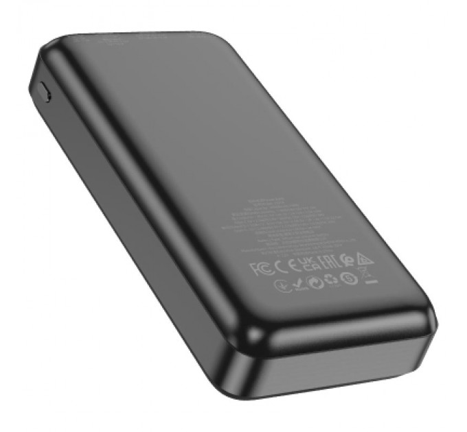 Батарея універсальна HOCO 20000mAh, 22.5W, Black (J101A / 45365)