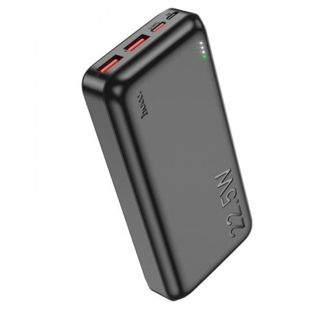 Батарея універсальна HOCO 20000mAh, 22.5W, Black (J101A / 45365)