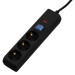2E Фільтр живлення 2E 3 розетки, 1 м, черный (2E-U03C14M1BK)