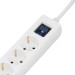 2E Мережевий фільтр 2E 5хSchuko, 1 х USB, 1 x USB-C, 3 м (2E-SP515M3USBWH)