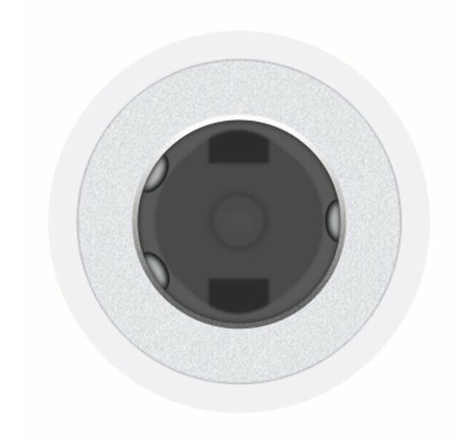 Apple Адаптер Apple Lightning - 3.5 mm (M/F) A1749 White (MMX62) OEM