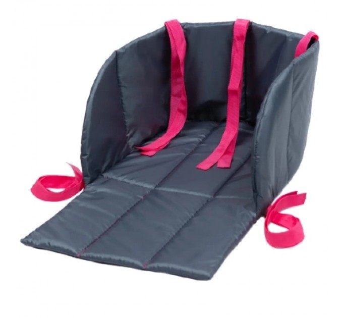 Матрацик в санки Snower сірий з рожевим (4820211101626)