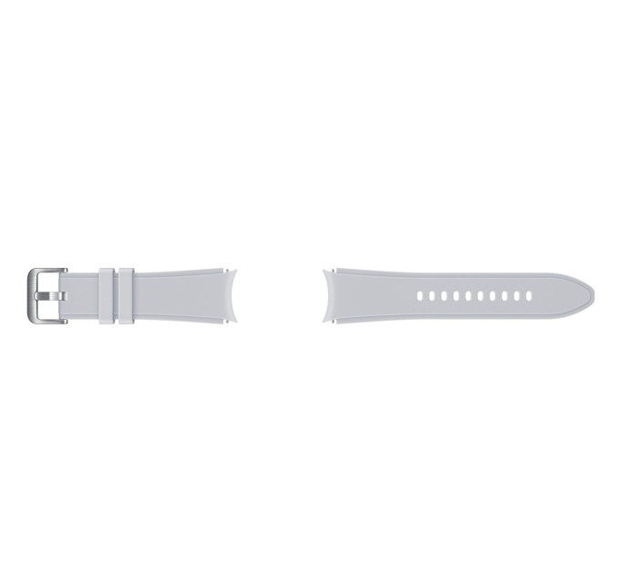 Samsung Ремінець Samsung Ridge Sport Band для Samsung Galaxy (20mm, S/M) / Watch 4 / Watch 5 / Watch 6 Silver (ET-SFR88SSEGRU) OEM