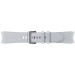 Samsung Ремінець Samsung Ridge Sport Band для Samsung Galaxy (20mm, S/M) / Watch 4 / Watch 5 / Watch 6 Silver (ET-SFR88SSEGRU) OEM