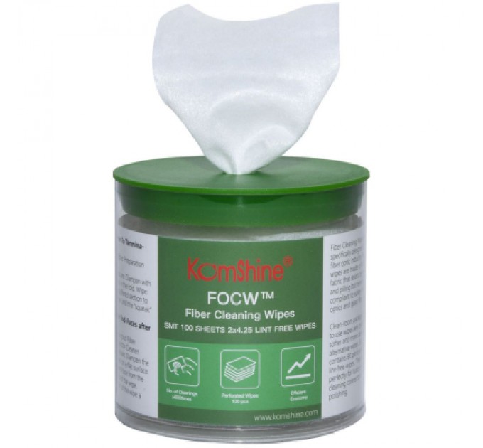 Серветки безворсові для оптики FOCW Optolink (FOCW / 530139)