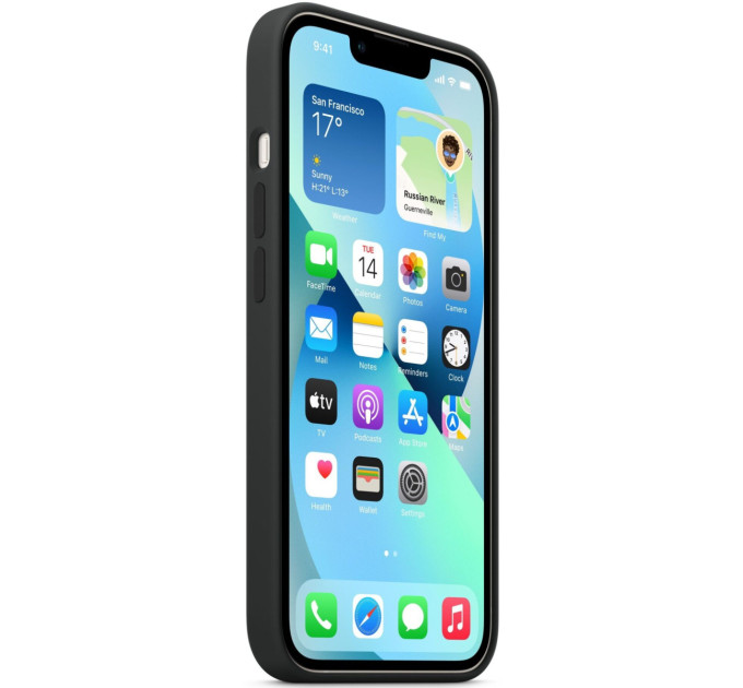 Apple Чохол-накладка Apple Silicone Case with MagSafe для Apple iPhone 13 mini Midnight (MM223)