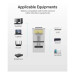 Vention Конектор Cat.6 UTP RJ45 Modular Plug Transparent 10 Pack VENTION (IDDR0-10)
