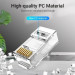 Vention Конектор Cat.6 UTP RJ45 Modular Plug Transparent 10 Pack VENTION (IDDR0-10)